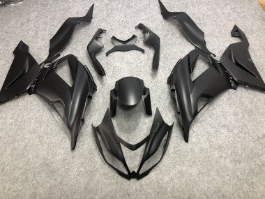 13-18 Schlichte Matt Schwarz ZX6R Verkleidung