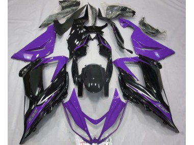 13-18 Schwarz & Lila ZX6R Verkleidung