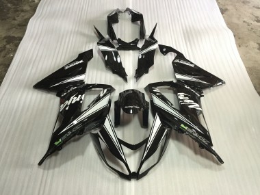 13-18 Schwarz Ninja ZX6R Verkleidung
