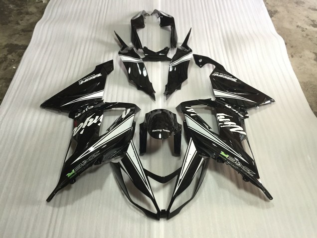 13-18 Schwarz Ninja ZX6R Verkleidung