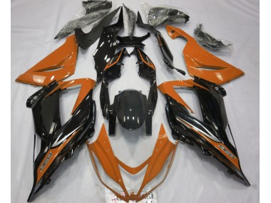 13-18 Schwarz & Orange ZX6R Verkleidung