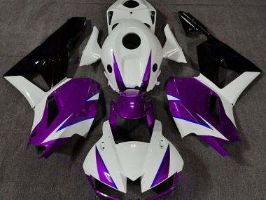 13-23 Glanz Lila Weiß & Blau CBR600RR Verkleidung