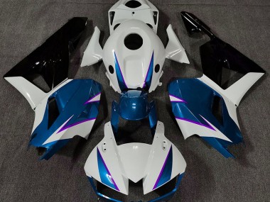 13-23 Glänzend Blau Weiß & Lila CBR600RR Verkleidung
