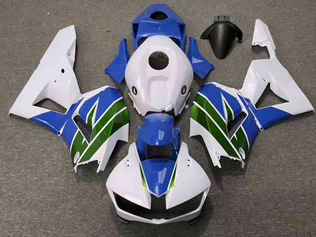 13-23 Grün & Blau Glänzend CBR600RR Verkleidung