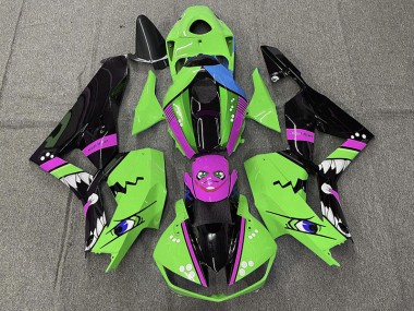 13-23 Grüner Hai CBR600RR Verkleidung
