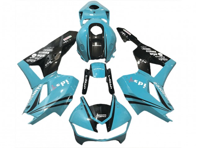 13-23 Hellblau & Logos CBR600RR Verkleidung