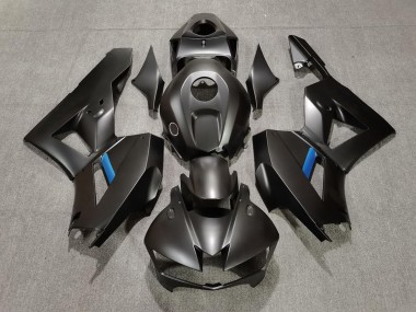 13-23 Matt Schwarz & Hellblau CBR600RR Verkleidung