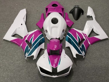 13-23 Pink & Smaragd Glänzend CBR600RR Verkleidung
