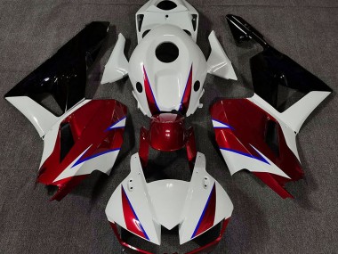 13-23 Rot Glänzend Weiß & Blau CBR600RR Verkleidung