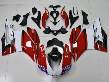 15-17 Rot & Weiß Ducati 959 1299 Verkleidung