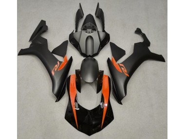 15-19 Matt Schwarz & Orange R1 Verkleidung