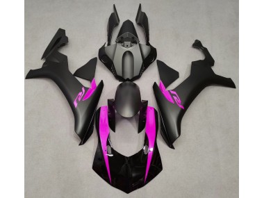 15-19 Matt Schwarz & Pink R1 Verkleidung