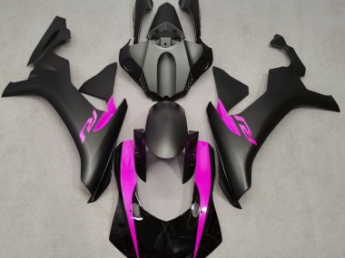 15-19 Matt Schwarz & Pink R1 Verkleidung