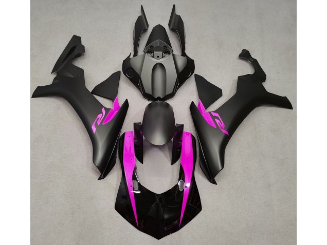15-19 Matt Schwarz & Pink R1 Verkleidung