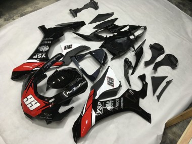 15-19 Schwarz Rot & Gelb R1 Verkleidung