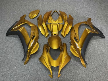 16-19 Gold Mit Ninja-Weiß ZX10R Verkleidung