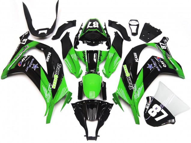 16-19 Grün & Schwarz ZX10R Verkleidung