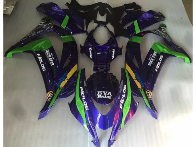 16-19 Lilagrün & Glanz ZX10R Verkleidung