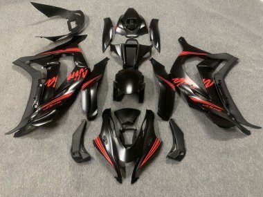 16-19 Matt Schwarz Mit Rot ZX10R Verkleidung
