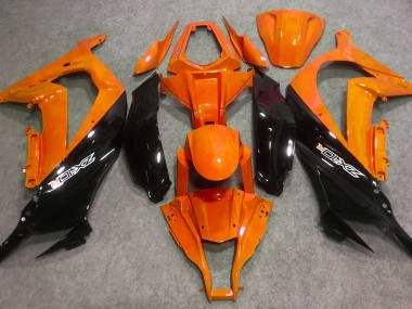 16-19 Orange Glänzend & Schwarz ZX10R Verkleidung