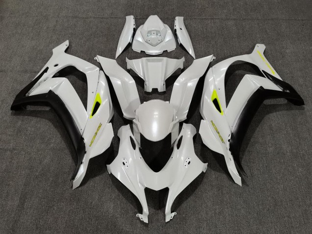 16-19 Perlweiß & Gelb ZX10R Verkleidung