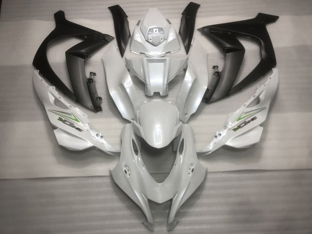 16-19 Perlweiß & Grün ZX10R Verkleidung
