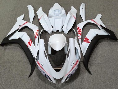 16-19 Perlweiß & Rot Logos ZX10R Verkleidung