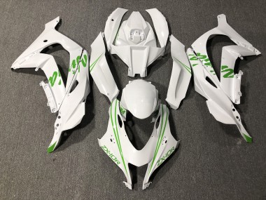 16-19 Perlgrün Weiß Kawi ZX10R Verkleidung
