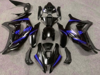 16-19 Satinschwarz & Blau ZX10R Verkleidung