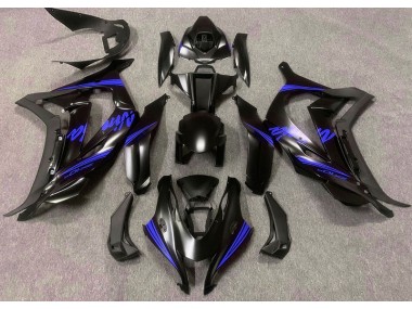 16-19 Satinschwarz & Blau ZX10R Verkleidung