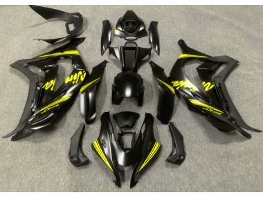 16-19 Satinschwarz & Gelb ZX10R Verkleidung