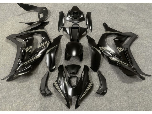 16-19 Satinschwarz & Grau ZX10R Verkleidung