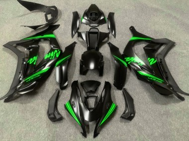 16-19 Satinschwarz & Grün ZX10R Verkleidung