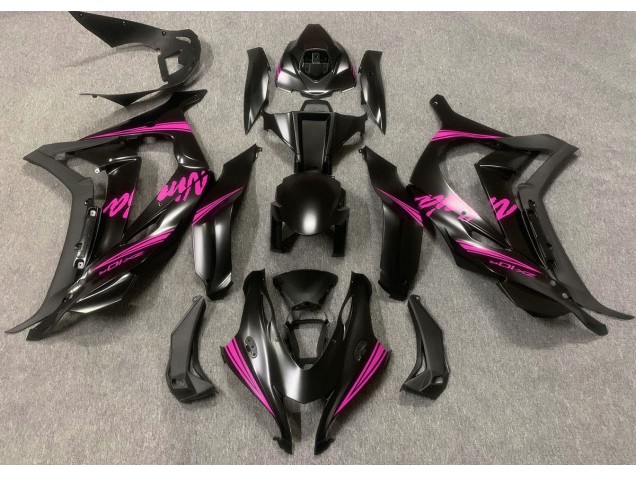 16-19 Satinschwarz & Rosa ZX10R Verkleidung