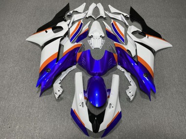 17-21 Tiefes Blau & Orange R6 Verkleidung