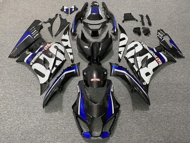 17-23 Kohlefaser Stil & Blau GSXR 1000 Verkleidung