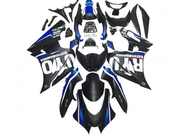 17-23 Matt Schwarz & Blau GSXR 1000 Verkleidung