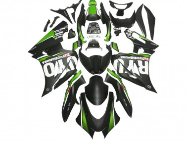 17-23 Matt Schwarz & Grün GSXR 1000 Verkleidung
