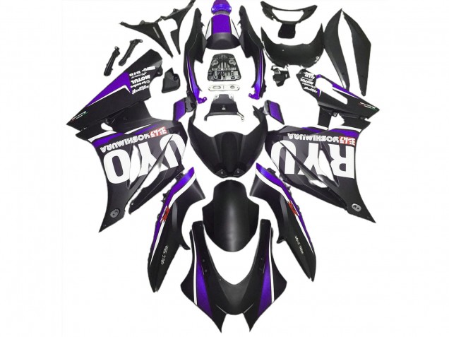 17-23 Matt Schwarz & Lila GSXR 1000 Verkleidung