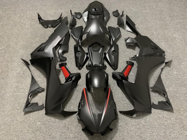 17-23 Matt Schwarz & Rot CBR1000RR Verkleidung