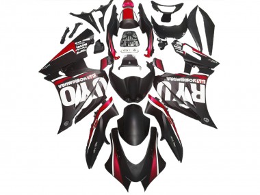 17-23 Matt Schwarz & Rot GSXR 1000 Verkleidung