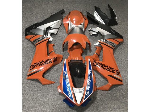 17-23 Orange Glänzend & Blau CBR1000RR Verkleidung