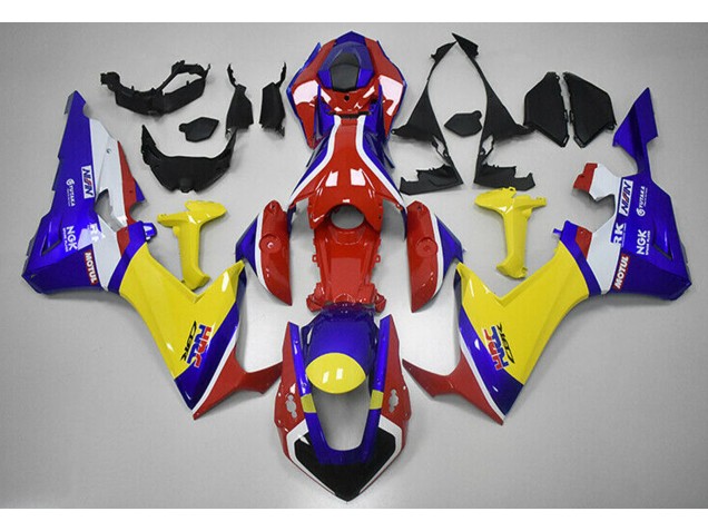 17-23 Rot Blau & Gelb HRC CBR1000RR Verkleidung
