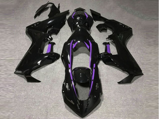 17-23 Schwarz Glänzend & Lila Mit Futter CBR1000RR Verkleidung