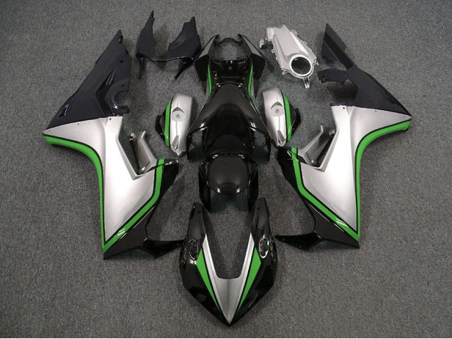 17-23 Silber & Schwarz & Grün CBR1000RR Verkleidung