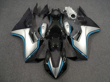 17-23 Silber & Schwarz & Hellblau CBR1000RR Verkleidung
