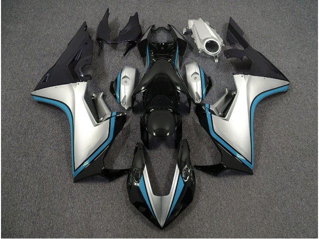 17-23 Silber & Schwarz & Hellblau CBR1000RR Verkleidung