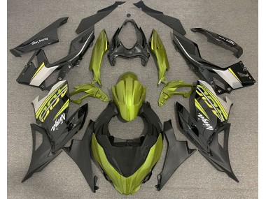 18-23 Flüssiges Gelb & Grau Ninja 400 Verkleidung