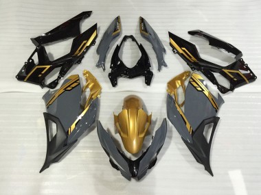 18-23 Nardo Grau & Gold Ninja 400 Verkleidung