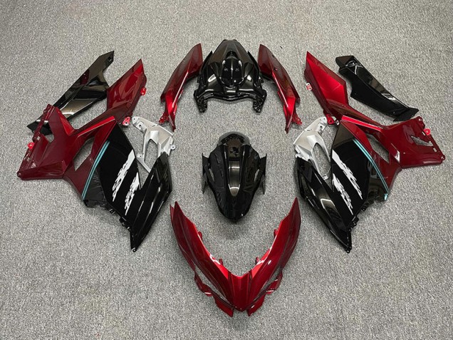 18-23 Rot & Schwarz Ninja 400 Verkleidung